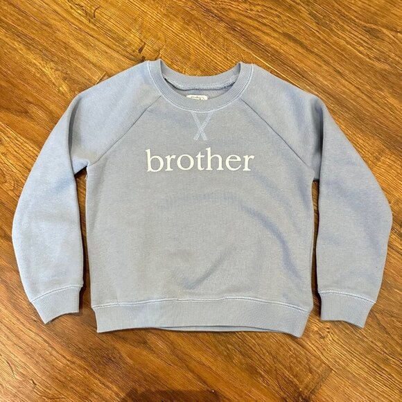 NWT Mud Pie Brother sweatshirt 4T-5T - Picture 1 of 4